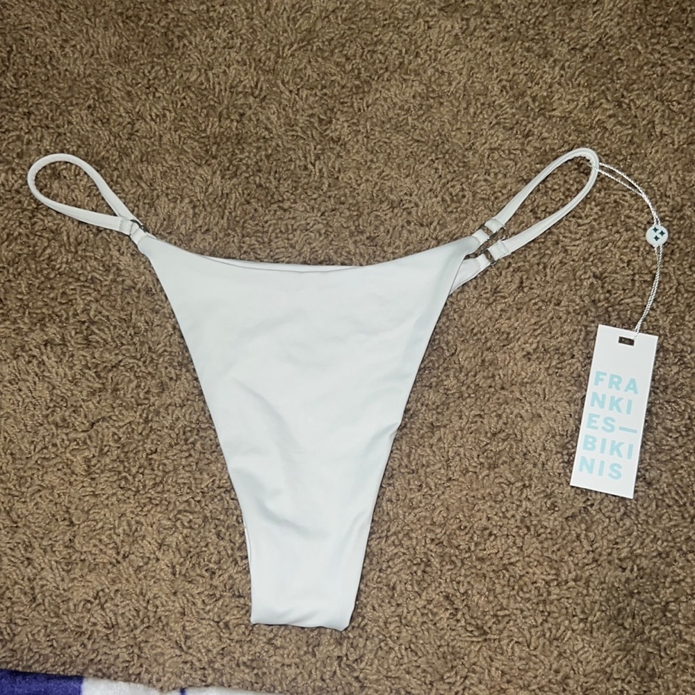White frankies bikini bottoms